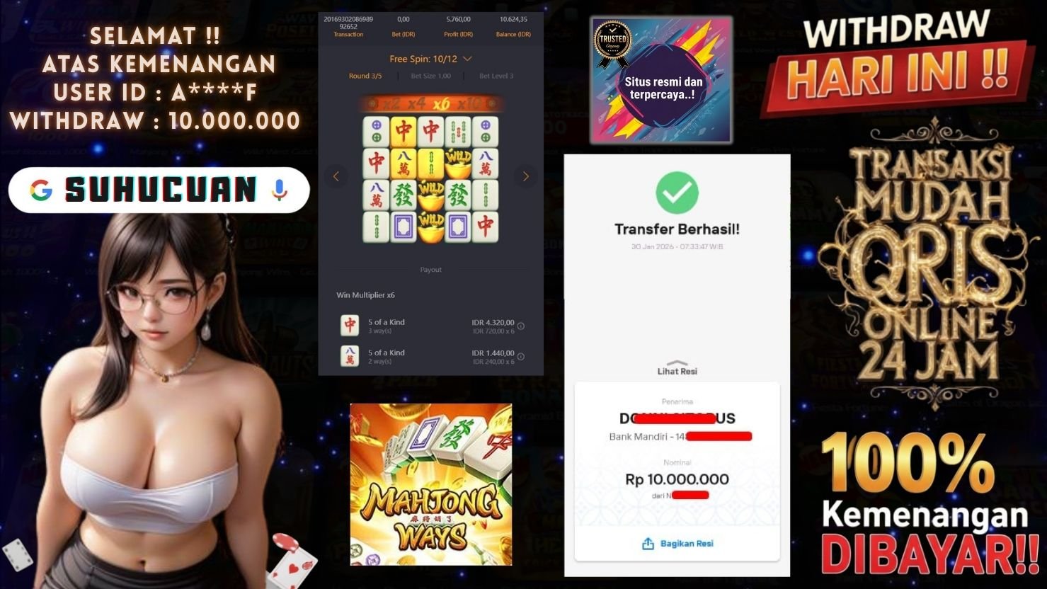 SUHUCUAN JACKPOT SLOT MAHJONG WAYS